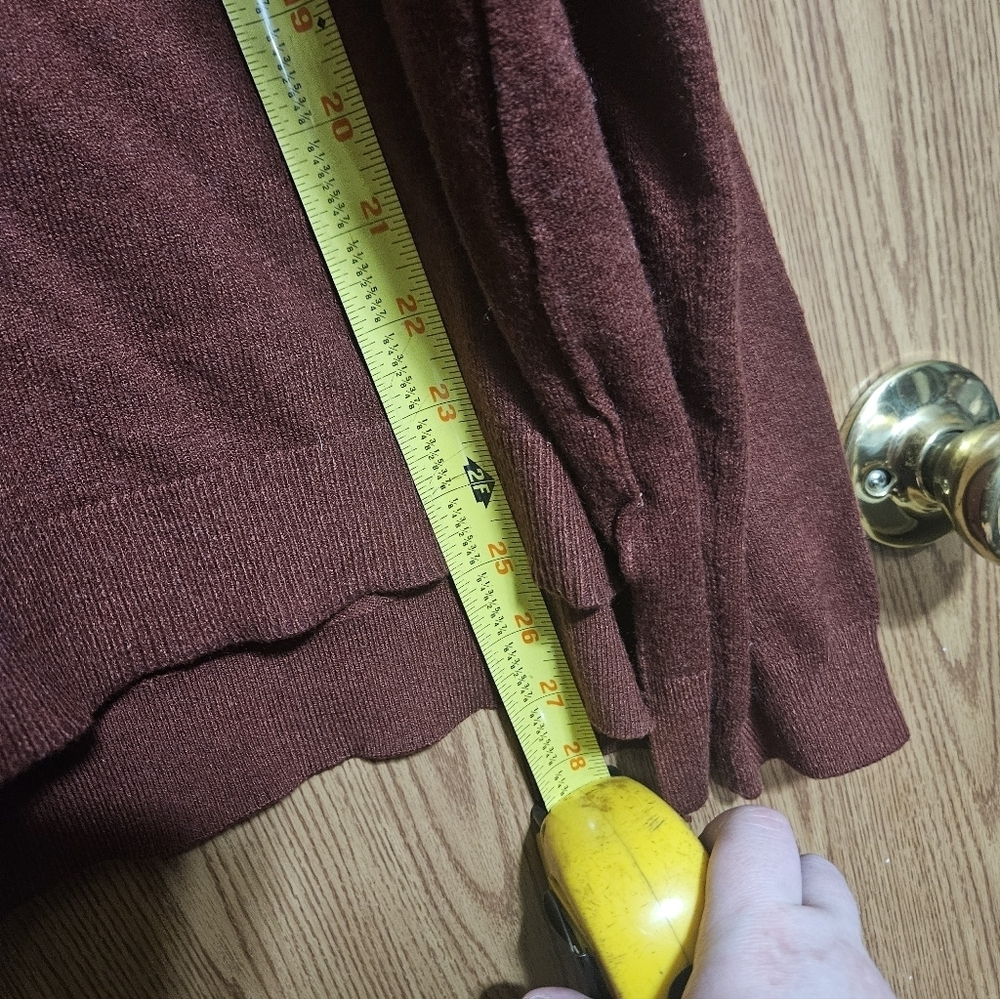 Ady P Burgandy Batwing Oversized Sweater Boho Style! - Picture 6 of 7